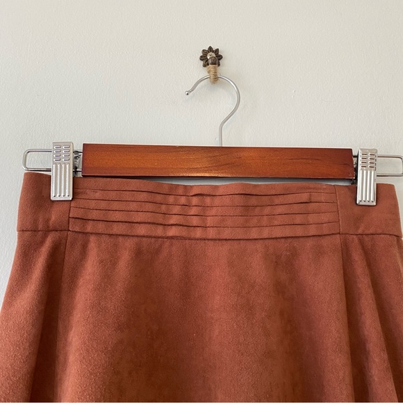 Vintage JG Collection by Joyce rust brown skirt midi length - Picture 2 of 10